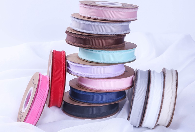 South Korea Imported Burrs Threaded Braid Hair Accessories DIY Bow Material Top Hat Straw Hat Clothing Ribbon