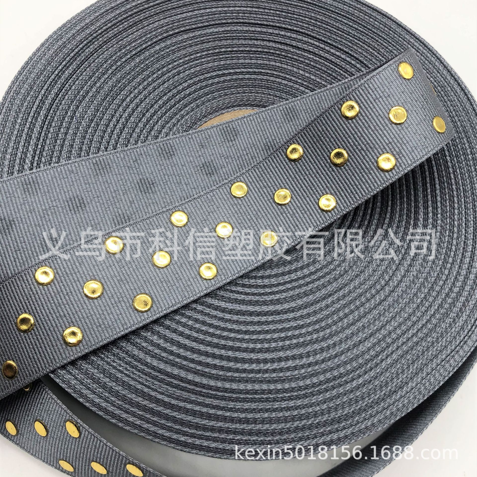 South Korea Imported Ribbon Bronzing Dot Ribbed Band Handmade DIY Bow Hair Accessories Hat Clothing Accessories