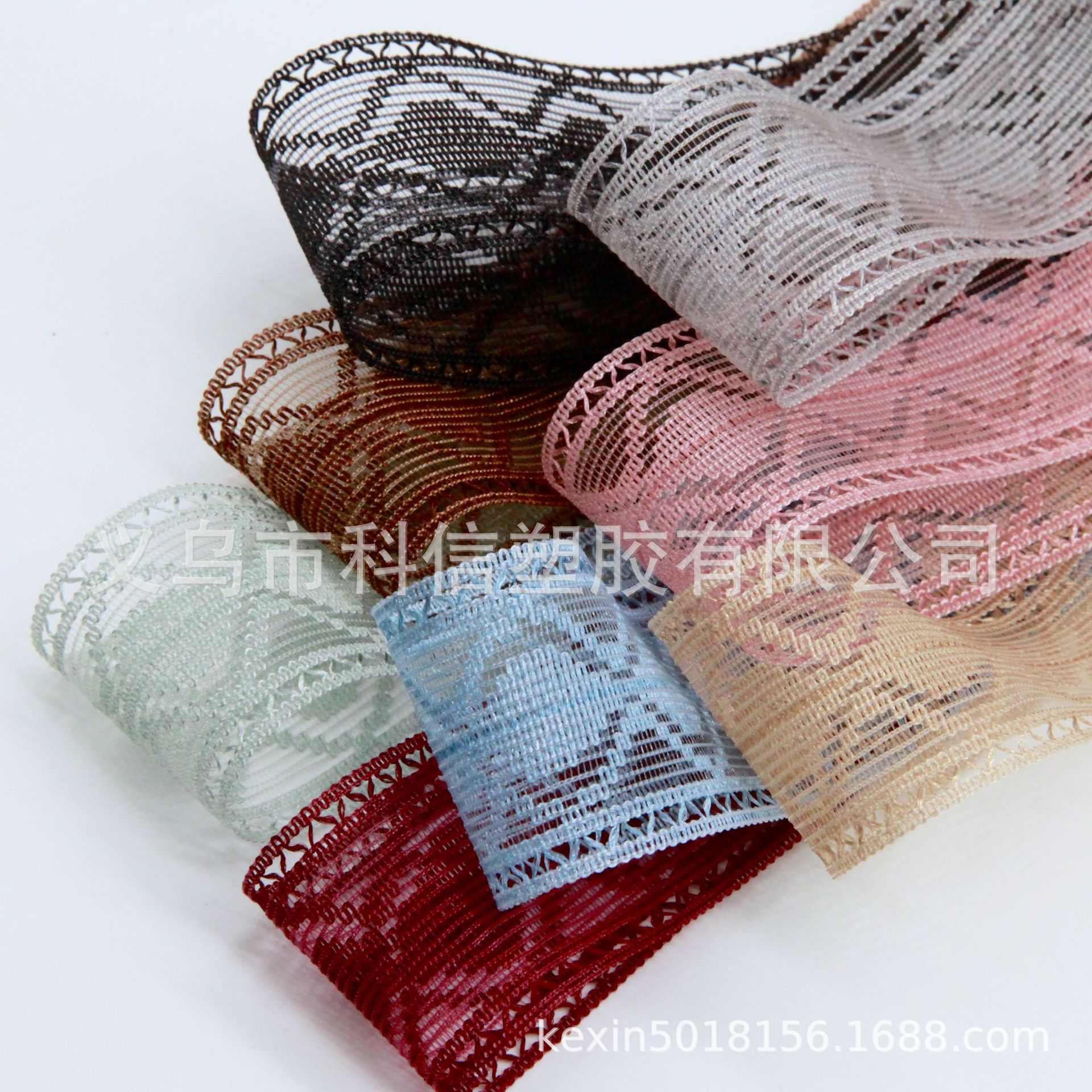 Kexin Imported Ribbon Lace Handmade DIY Hair Bow Material Clothing Hat Belt Accessories