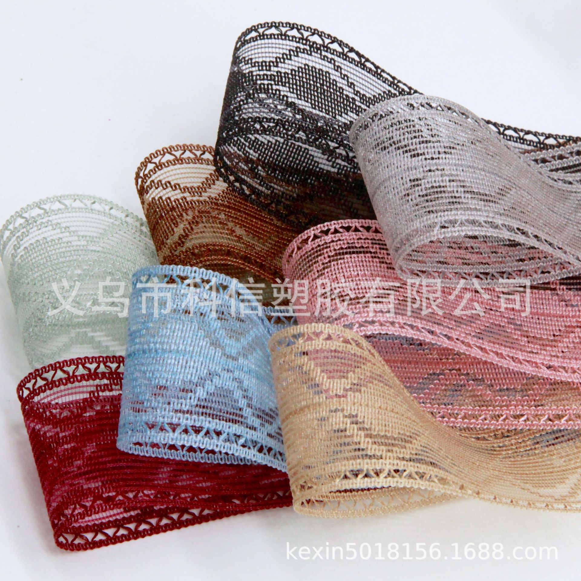 Kexin Imported Ribbon Lace Handmade DIY Hair Bow Material Clothing Hat Belt Accessories