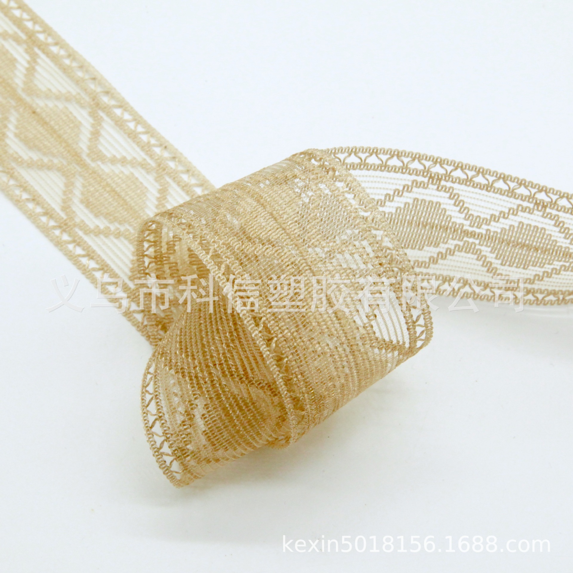 Kexin Imported Ribbon Lace Handmade DIY Hair Bow Material Clothing Hat Belt Accessories