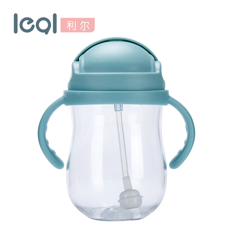 AntiInflation Newborn Feeding Bottle Choke Proof Silicone Straw Cup Baby Drink Learning Cup Feeding Bottle Manufacturer