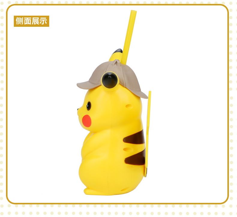 Genuine Studio Detective Pikachu Cup with Straw Shaped Cup Drink Cup Popcorn Bucket Movie Surrounding Crossbody Bag Genuine Studio Detective Pikachu Cup with Straw Shaped Cup Drink Cup Popcorn Bucket Movie Surrounding Crossbody Bag