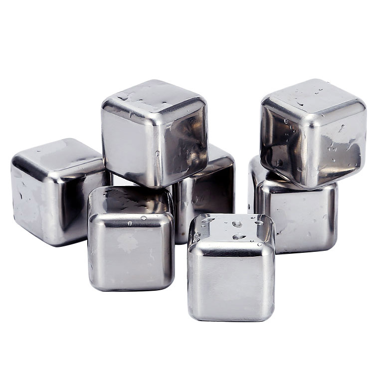 304 Stainless Steel Ice Cube Quick-Frozen Ice Grain Metal Ice Grain Coffee Drink Whisky Bar Wine Creative Supplies