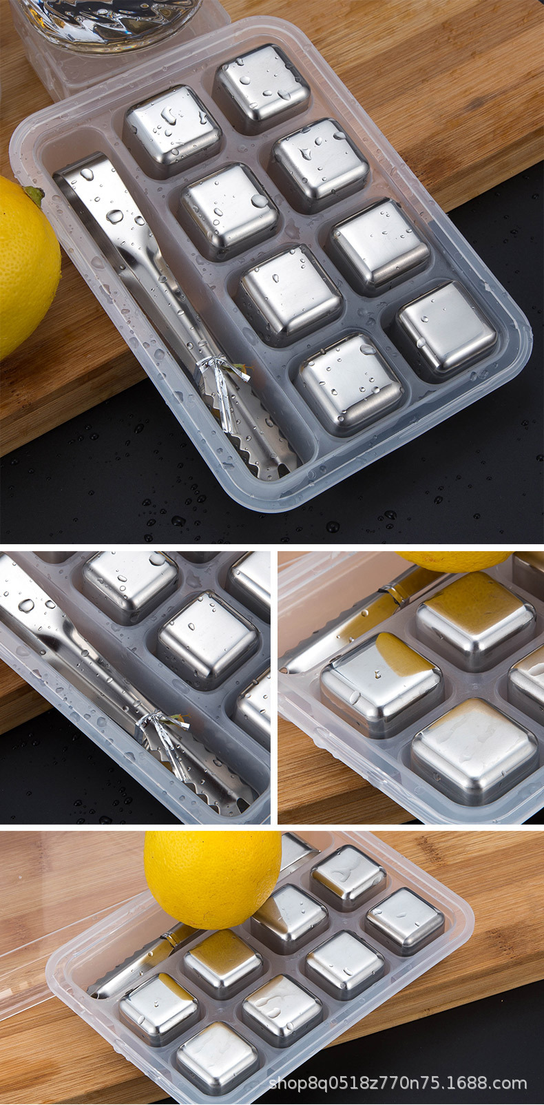 304 Stainless Steel Ice Cube Quick-Frozen Ice Grain Metal Ice Grain Coffee Drink Whisky Bar Wine Creative Supplies 304 Stainless Steel Ice Cube Quick-Frozen Ice Grain Metal Ice Grain Coffee Drink Whisky Bar Wine Creative Supplies