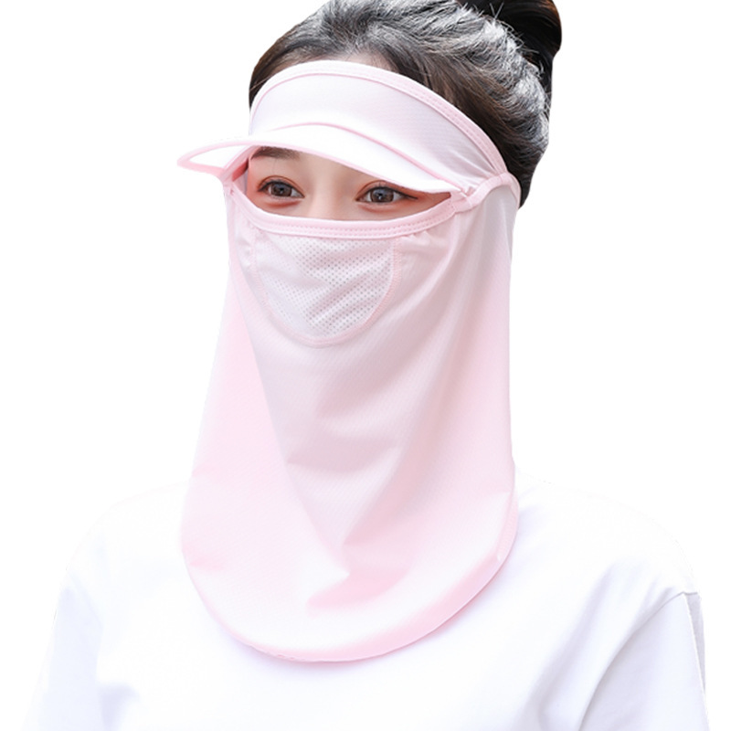 Summer Cycling Sun Protection Mask Sun Protection Breathable Ice Silk Sun Protection Neck Protection UV Protection Cold