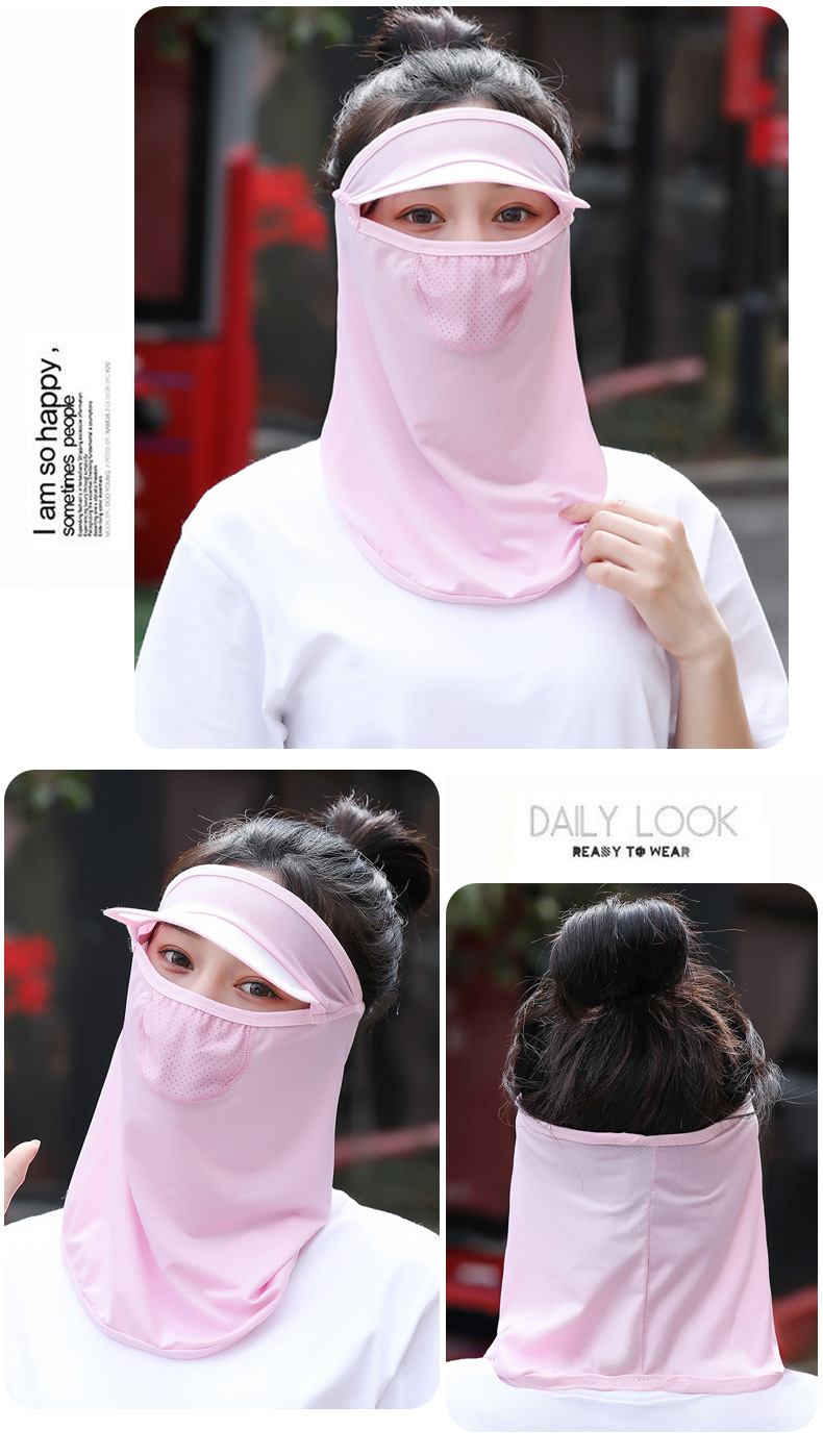 Summer Cycling Sun Protection Mask Sun Protection Breathable Ice Silk Sun Protection Neck Protection UV Protection Cold Summer Cycling Sun Protection Mask Sun Protection Breathable Ice Silk Sun Protection Neck Protection UV Protection Cold