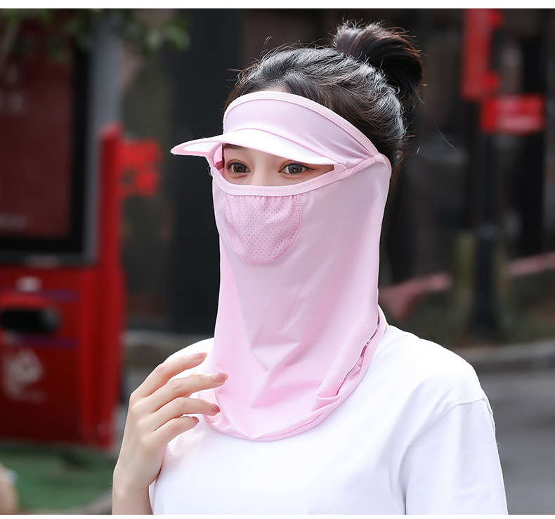 Summer Cycling Sun Protection Mask Sun Protection Breathable Ice Silk Sun Protection Neck Protection UV Protection Cold Summer Cycling Sun Protection Mask Sun Protection Breathable Ice Silk Sun Protection Neck Protection UV Protection Cold