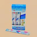 Foreign trade wholesale toothbrush Astick 617 # (12 / box) in the hair with plastic caps