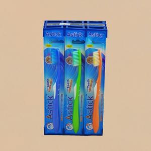 Trade wholesale Astick813 toothbrush (12 PCs/box), soft bristled toothbrush