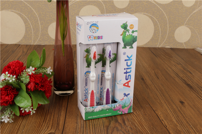 Family boxed children toothbrush toothbrush toothbrush ASTICK elastic filament Family boxed children toothbrush toothbrush toothbrush ASTICK elastic filament