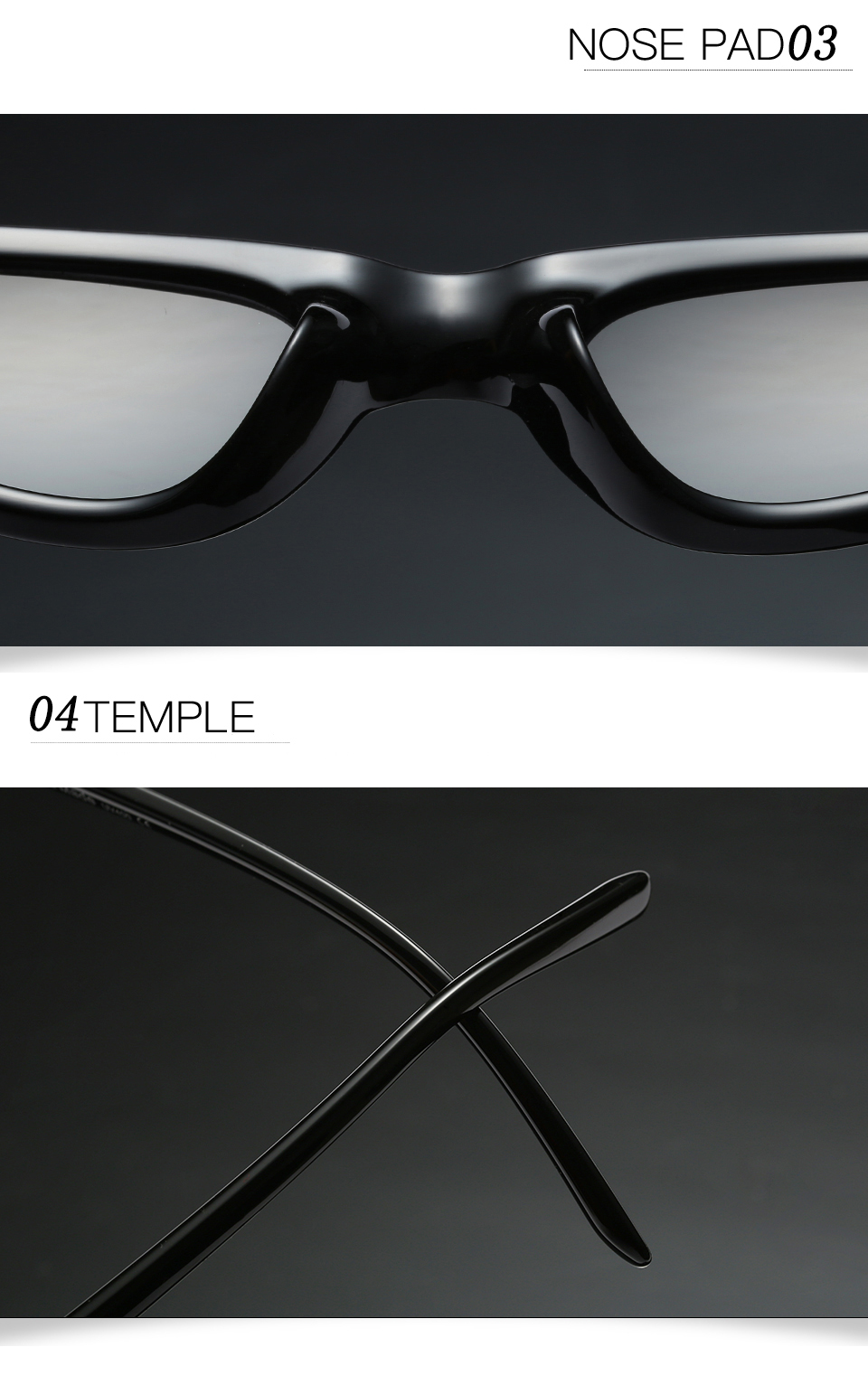 95109 Unique Products Water Drop Smart Eye Glasses Sunglasses For Women Custom LOGO