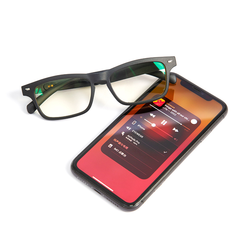 Factory Sports Smart Bluetooth Glasses Bone Conduction Call TWS Headset Sports Music Glasses Gift Logo