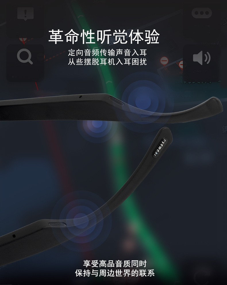 Factory Sports Smart Bluetooth Glasses Bone Conduction Call TWS Headset Sports Music Glasses Gift Logo