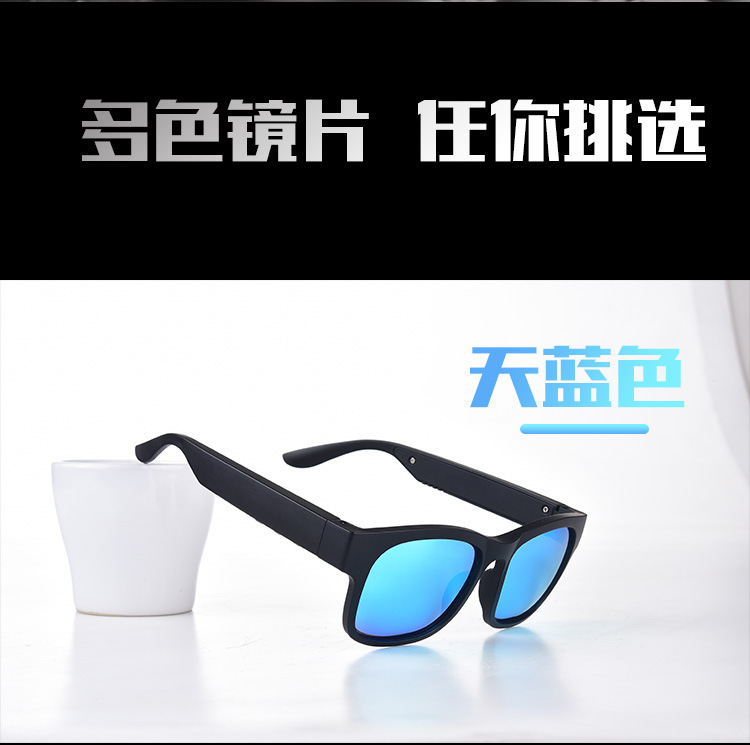 Amazon Hot 2019 Smart Bluetooth 5.0 Glasses Directional Open Reflective Lenses Sun Glasses