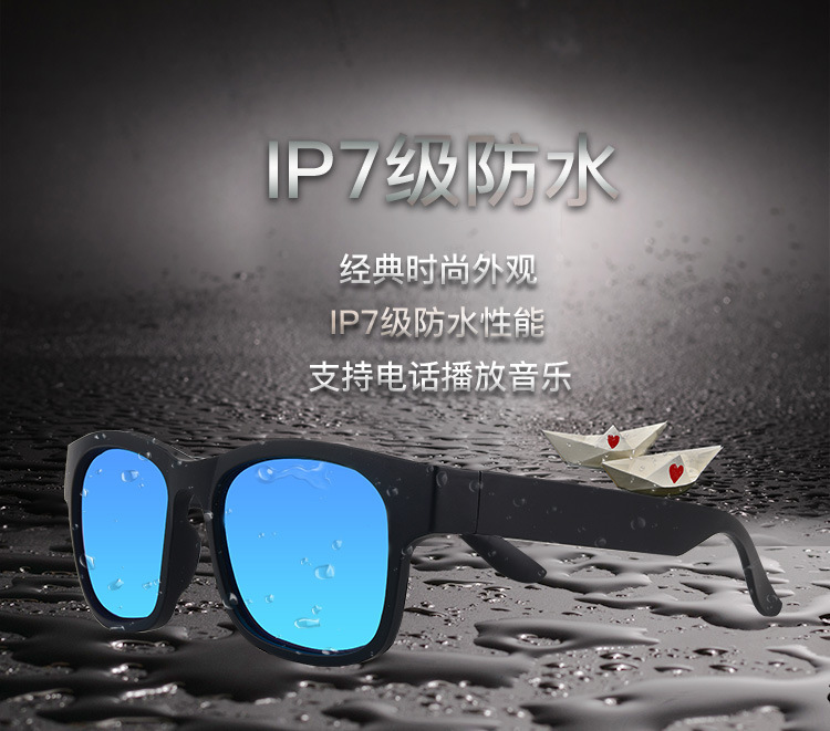 Amazon Hot 2019 Smart Bluetooth 5.0 Glasses Directional Open Reflective Lenses Sun Glasses