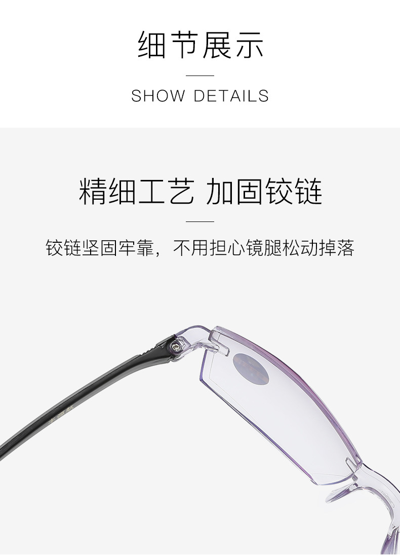 Exhibition Gift Stall Supply Hot Sale Street Stall Profiteering Glasses Smart Zoom Anti-Blue Ray Reading Glasses