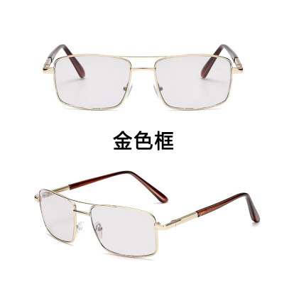 New Smart Discolored Sunglasses Glass Men&#039;s Glasses Plain Glasses Fashion Sunglasses Day and Night Dual-Use Goggles