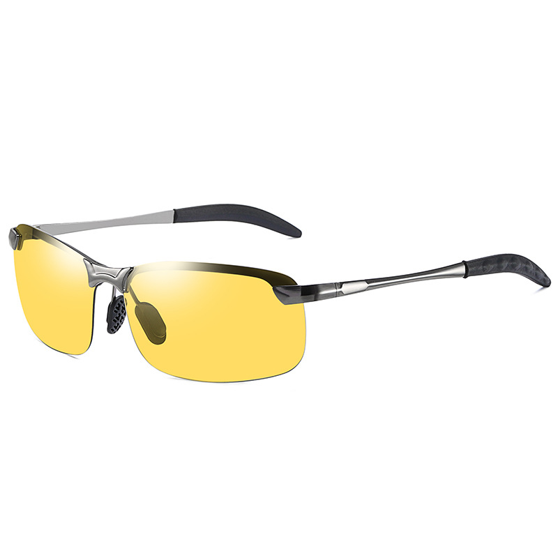 New 3043 Men&#039;s Sunglasses Day and Night Driving Glasses Smart Color Changing Polarized Sunglasses Factory Approval