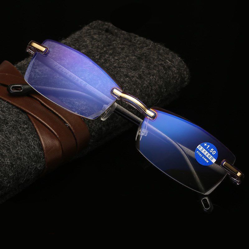 2020 new reading glasses dual-use male and female smart zoom anti-blue reading glasses manufacturers direct