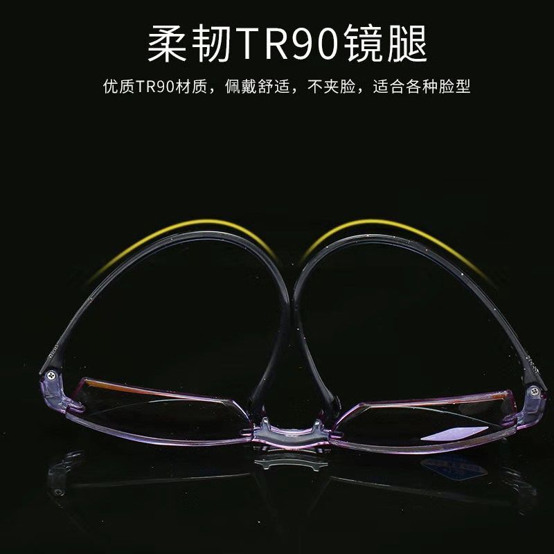 2020 new reading glasses dual-use male and female smart zoom anti-blue reading glasses manufacturers direct