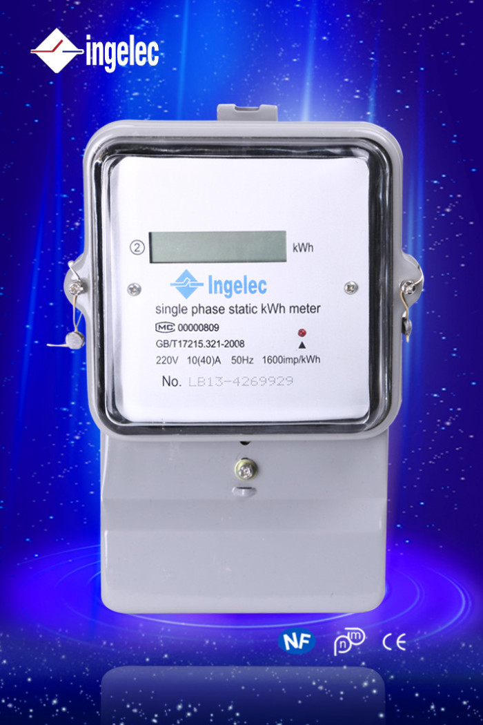 Factory Price Electronic Single-Phase Watt-Hour Meter LED Screen Electronic Meter Meter Factory Price Electronic Single-Phase Watt-Hour Meter LED Screen Electronic Meter Meter