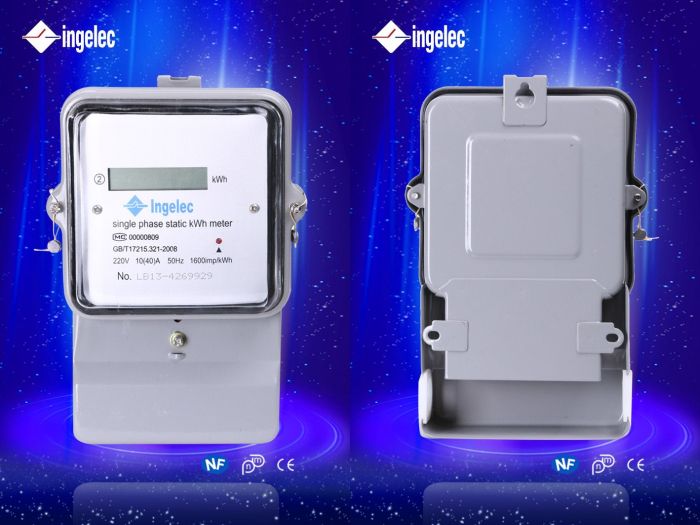 Factory Price Electronic Single-Phase Watt-Hour Meter LED Screen Electronic Meter Meter Factory Price Electronic Single-Phase Watt-Hour Meter LED Screen Electronic Meter Meter