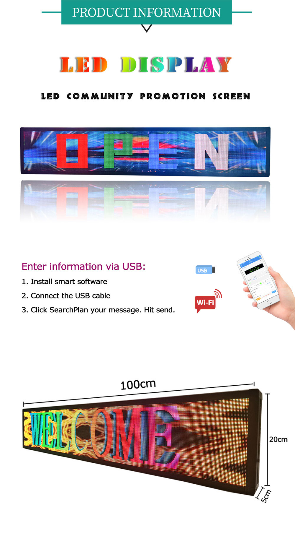 Indoor HD LED Screen WiFi High Quality Display Factory Low Price Wholesale Price Indoor HD LED Screen WiFi High Quality Display Factory Low Price Wholesale Price