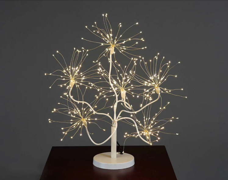 Creative Wedding Props Spark Tree Fireworks Lamp Road Lead Decoration Wedding Show Window Decoration Event Layout