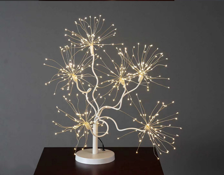 Creative Wedding Props Spark Tree Fireworks Lamp Road Lead Decoration Wedding Show Window Decoration Event Layout