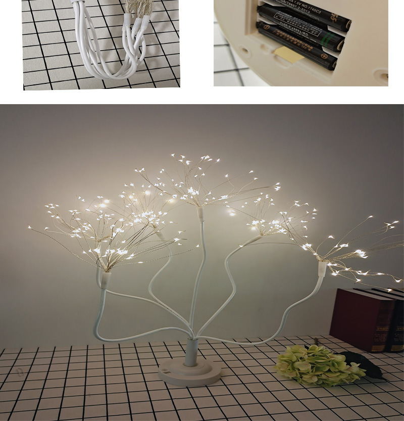 Creative Wedding Props Spark Tree Fireworks Lamp Road Lead Decoration Wedding Show Window Decoration Event Layout
