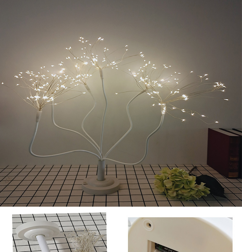 Creative Wedding Props Spark Tree Fireworks Lamp Road Lead Decoration Wedding Show Window Decoration Event Layout