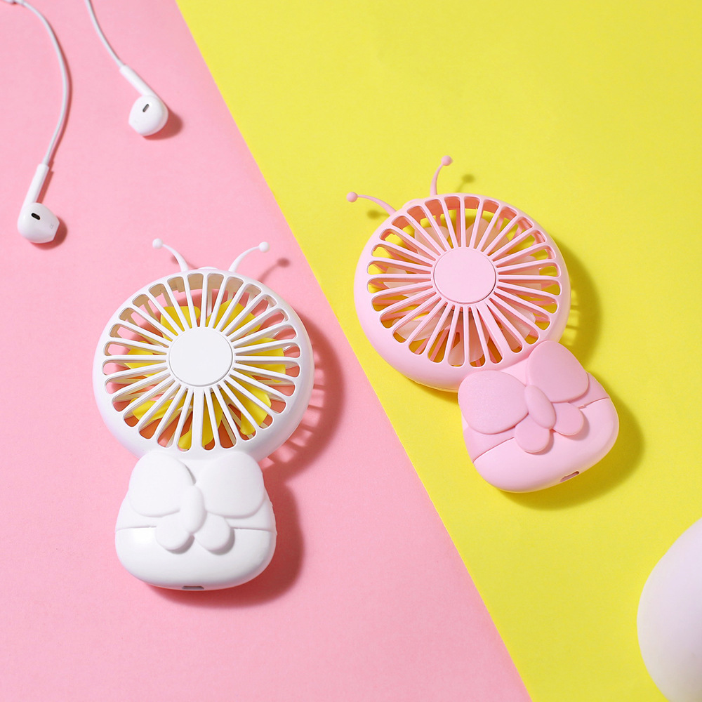 Butterfly USB mini handheld small fan can be charged for large wind portable Butterfly USB mini handheld small fan can be charged for large wind portable