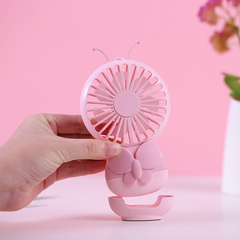 Butterfly USB mini handheld small fan can be charged for large wind portable Butterfly USB mini handheld small fan can be charged for large wind portable