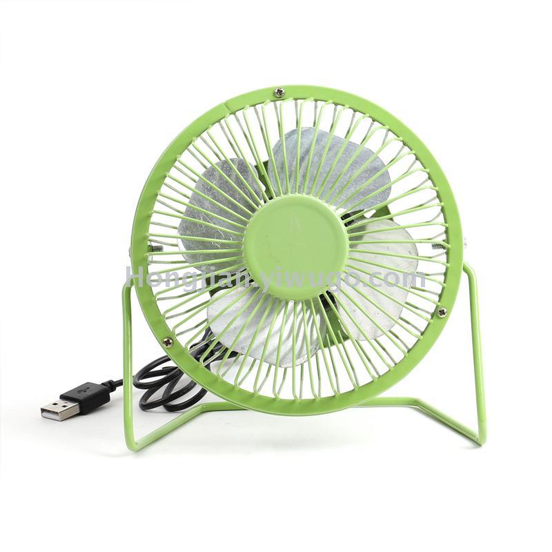 Direct factory 4 inch iron usb fan computer desktop table portable small fan aluminum leaf mini fan Direct factory 4 inch iron usb fan computer desktop table portable small fan aluminum leaf mini fan