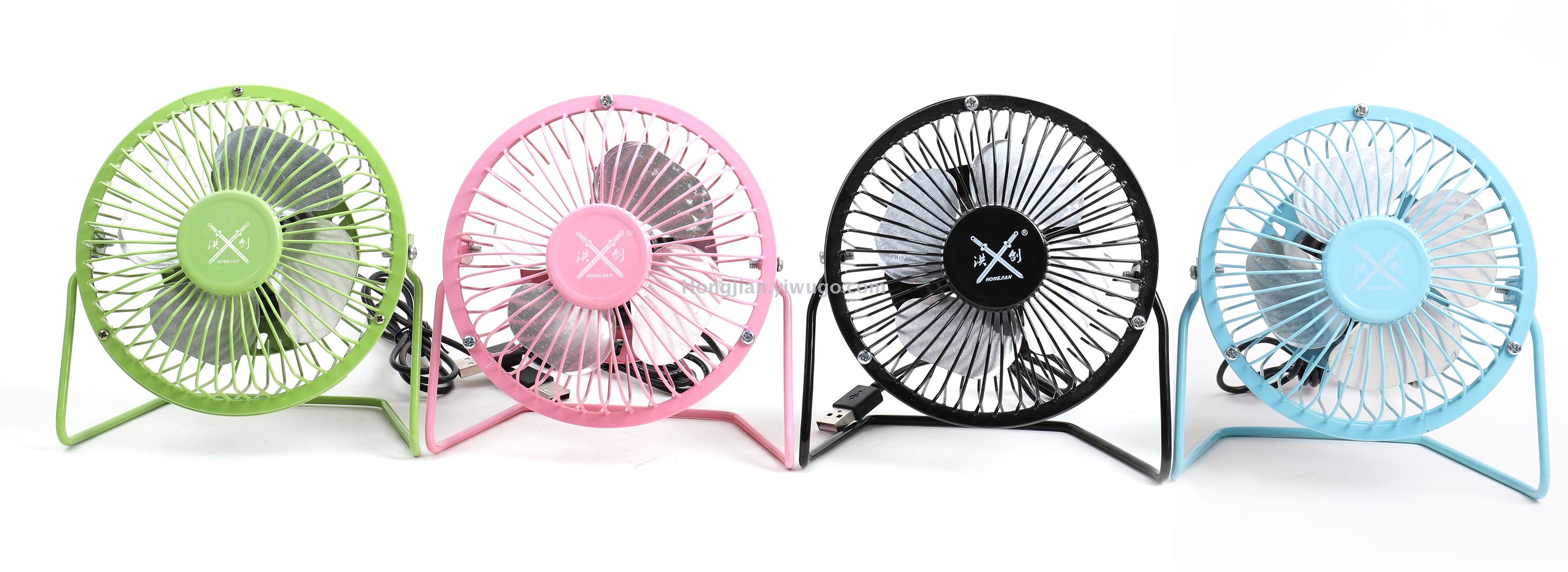 Direct factory 4 inch iron usb fan computer desktop table portable small fan aluminum leaf mini fan Direct factory 4 inch iron usb fan computer desktop table portable small fan aluminum leaf mini fan