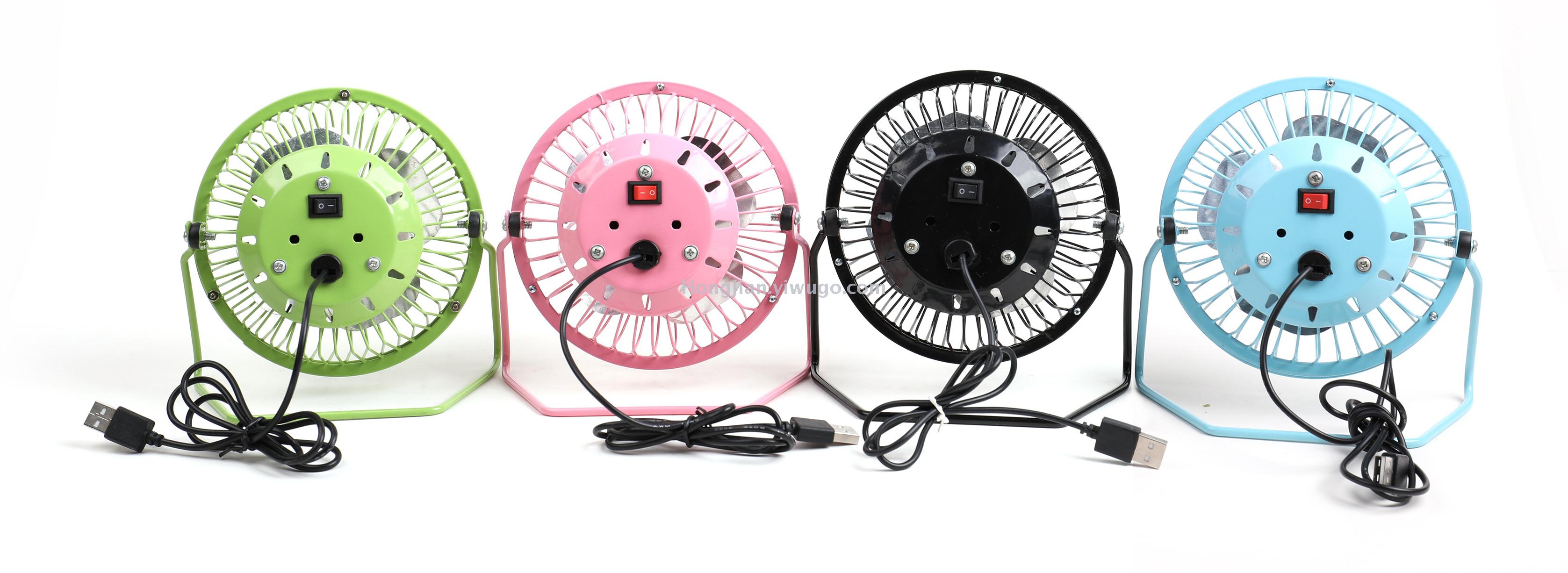 Direct factory 4 inch iron usb fan computer desktop table portable small fan aluminum leaf mini fan Direct factory 4 inch iron usb fan computer desktop table portable small fan aluminum leaf mini fan