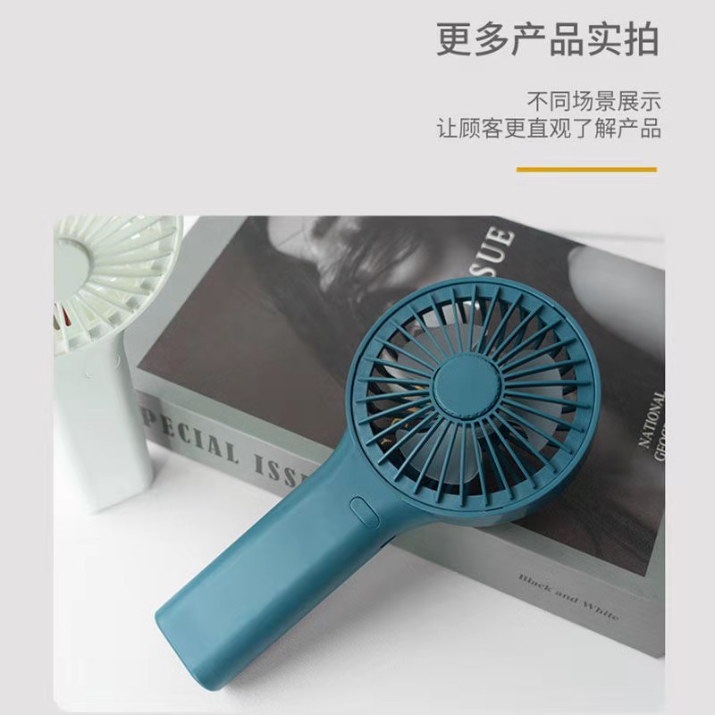 Factory Direct Supply USB Handheld Rechargeable Small Fan Mini Portable Pocket Desktop Electric Fan Small