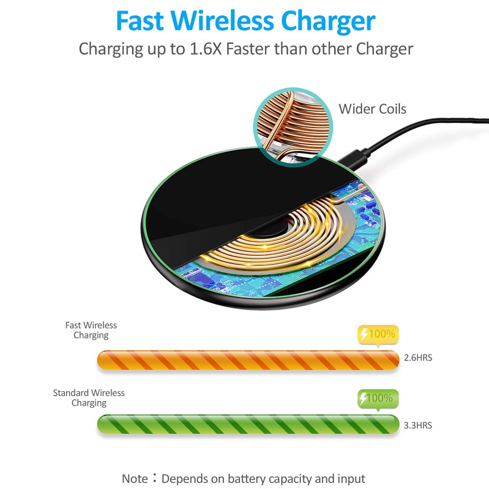 Mirror 10W Smart Qi Wireless Charger Electrical Appliance Metal Simple round Desktop Phone Fast Charge Wireless Charger Mirror 10W Smart Qi Wireless Charger Electrical Appliance Metal Simple round Desktop Phone Fast Charge Wireless Charger