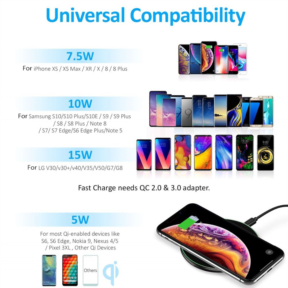 Mirror 10W Smart Qi Wireless Charger Electrical Appliance Metal Simple round Desktop Phone Fast Charge Wireless Charger Mirror 10W Smart Qi Wireless Charger Electrical Appliance Metal Simple round Desktop Phone Fast Charge Wireless Charger