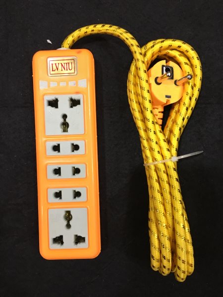 Factory Wholesale 5-Bit Blue Wiring Socket Power Strip Power Strip Patch Board Patch Board