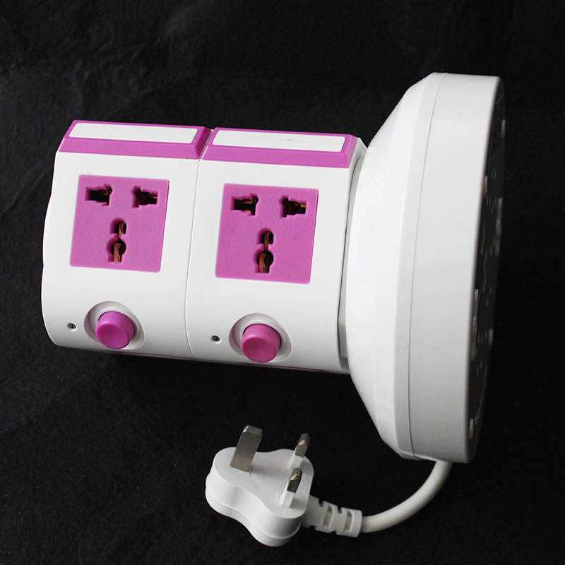 2usb Two-Layer with Independent Switch British Plugs Socket Power Strip Power Strip Patch Board Patch Board