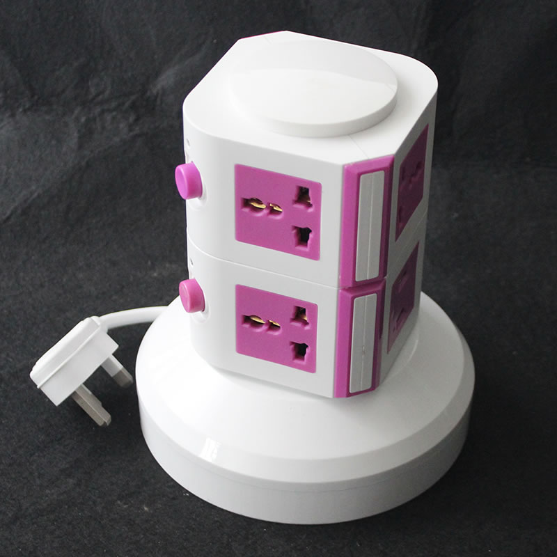 2usb Two-Layer with Independent Switch British Plugs Socket Power Strip Power Strip Patch Board Patch Board