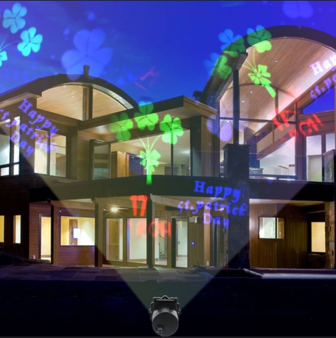 Outdoor decorative lamp laser light full sky star pattern can be fixed multi - pattern lawn laser
