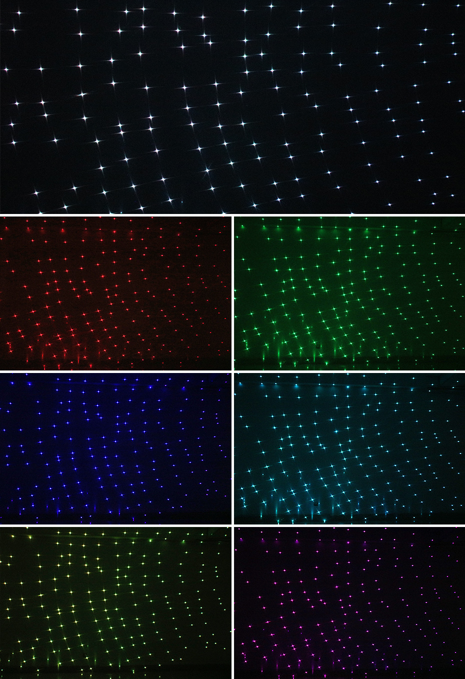 Christmas Laser Light Garden Lamp White Laser Inserted Grass Laser Light Seven-Color Light Outdoor Laser Light 