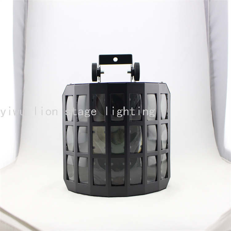 Factory Direct Sales Led Three-Layer Colorful Rotating Butterfly Laser Light Bar Stage Flash Beam Light Laser Light