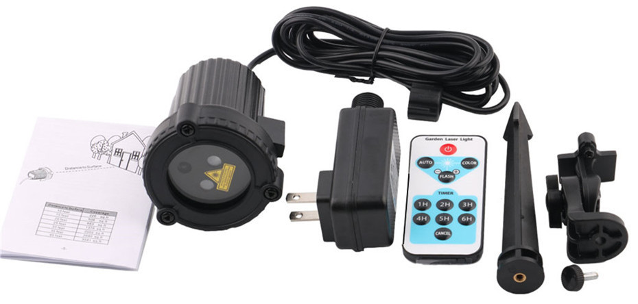 Foreign Trade Outdoor Waterproof Laser Light Red Green Blue Starry Laser Light Garden Lamp Ground Plugged Light Foreign Trade Outdoor Waterproof Laser Light Red Green Blue Starry Laser Light Garden Lamp Ground Plugged Light