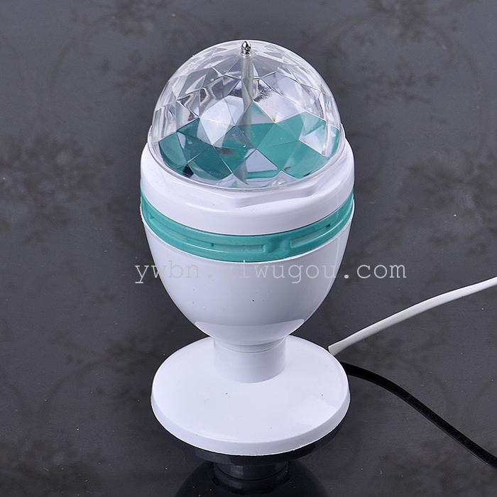 Desktop lamp LED light Crystal Magic Ball rotating lights party lights KTV laser light stage lighting
