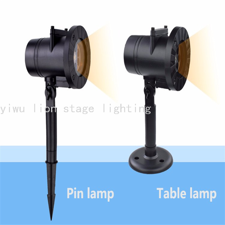 Factory Direct Sales Outdoor Waterproof Single Hole Laser Light Dynamic Starry Sky Garden Lamp Garden Lawn Laser Light