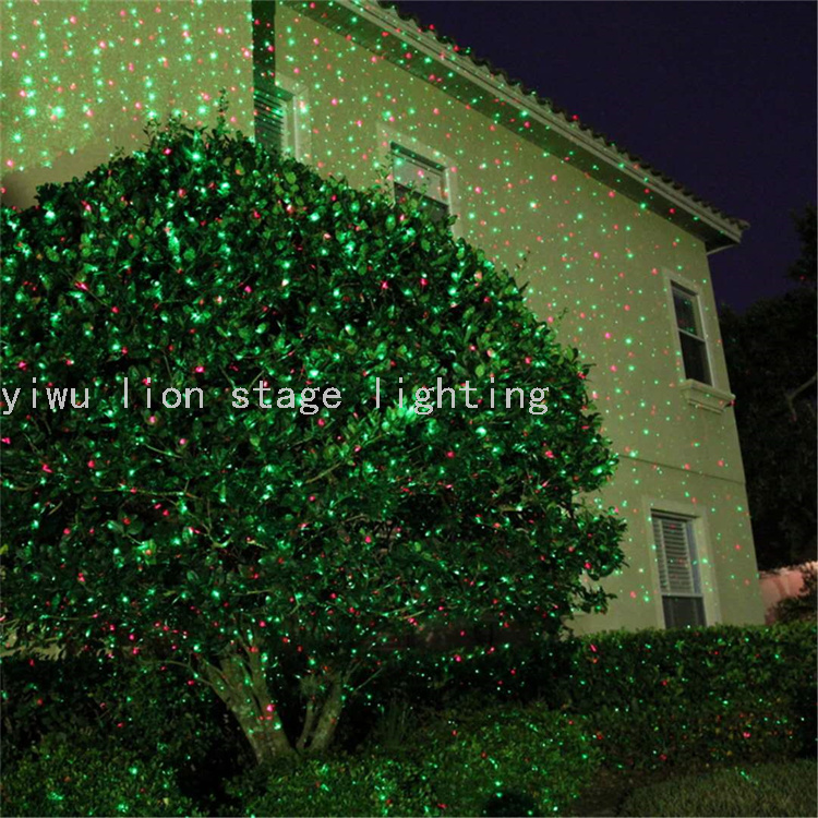Factory Direct Sales Outdoor Waterproof Single Hole Laser Light Dynamic Starry Sky Garden Lamp Garden Lawn Laser Light